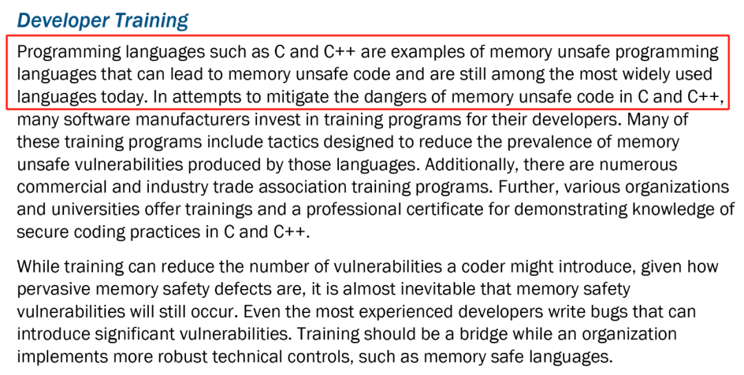 白宫发文,呼吁开发者放弃C、C++:Rust被「钦点」内存安全