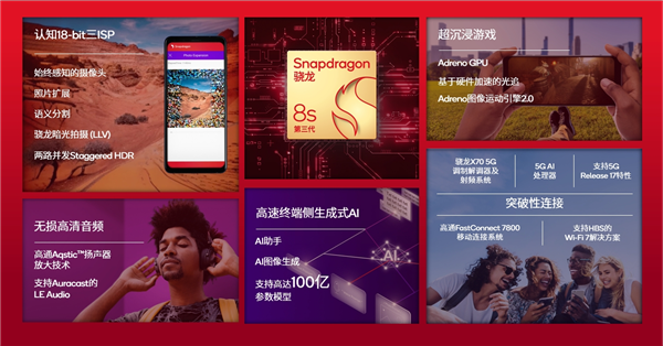 卢伟冰宣布小米全球首发!高通第三代骁龙8s移动平台发布