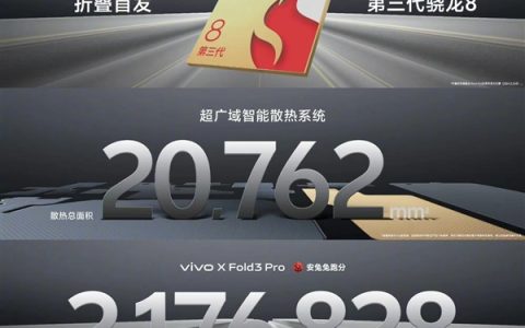 骁龙助力vivo X Fold3系列打造轻薄可靠的折叠旗舰体验