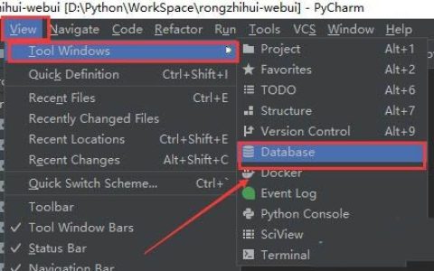 PyCharm怎么打开连接页面 PyCharm打开连接页面的方法