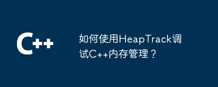 如何使用HeapTrack调试C++内存管理?