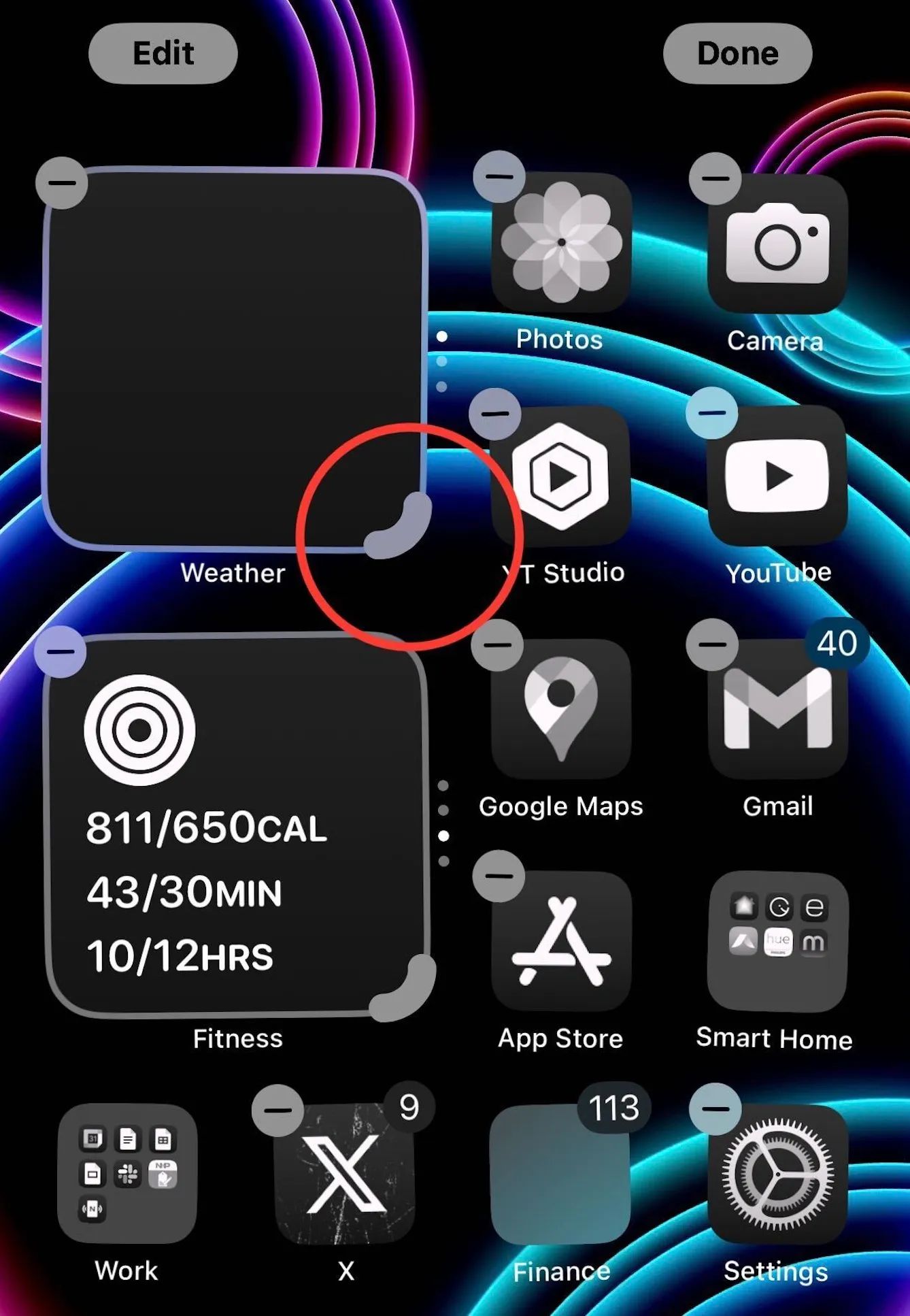 主屏幕任你玩花活，苹果 iOS 18 新特性：直接调整 iPhone 小部件尺寸