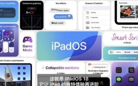 iPadOS18新功能