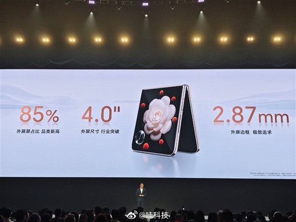 荣耀第一次让小折叠外屏成为主力屏!荣耀Magic V Flip预售:4999元起