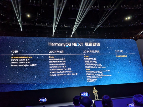 HarmonyOS NEXT纯血鸿蒙先锋用户招募开启:首批支持华为Mate 60/X5系列、MatePad Pro 13.2