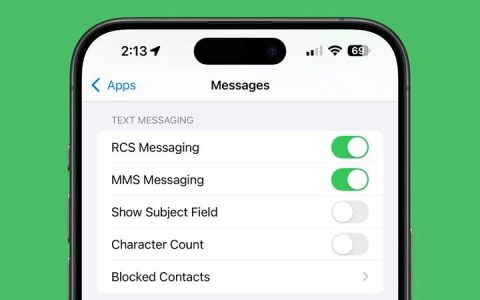 苹果 iOS 18 已初步支持 RCS：iPhone 和安卓手机可互发“5G 消息”