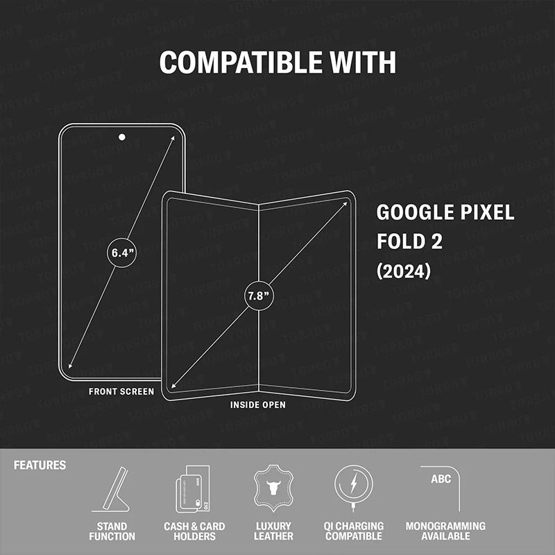 谷歌 Pixel 9 Pro Fold 手机壳曝光：外屏 6.4 英寸、内屏 8.02 英寸