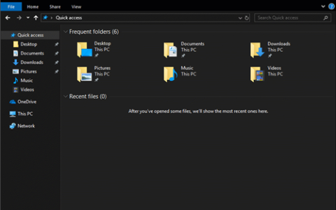 Windows10文件资源管理器黑暗主题怎么使用