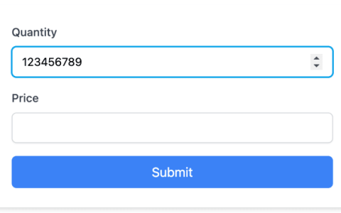 如何使用 Tailwind CSS 删除输入类型 Number 上的箭头
