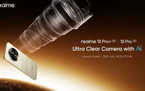 realme 真我 13 Pro 系列手机被曝 7 月 30 日海外发布：首发索尼 LYT-701 主摄、LYT-600 潜望长焦