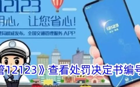 怎么在交管app查看处罚决定书编号_在交管app查询处罚决定书编号步骤分享