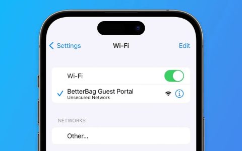 让连接更安全，苹果专利探索 iOS / iPadOS Wi-Fi 网络标签：可设高质量 / 可疑等