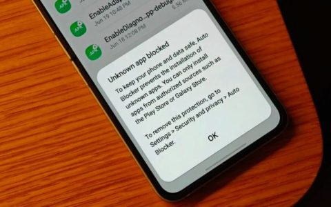 三星 Galaxy Z Fold6 / Flip6 手机默认已阻止侧载 App