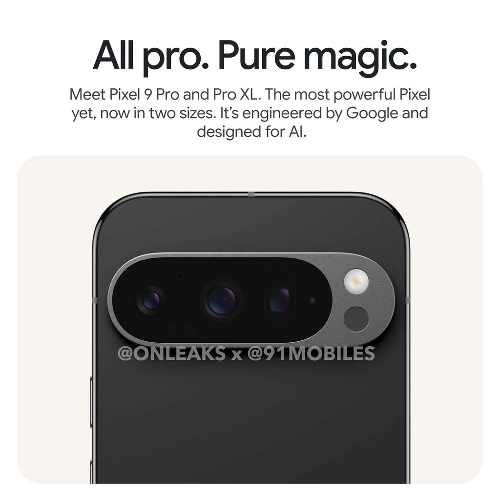 谷歌 Pixel 9 系列手机宣传物料曝光:主打 Gemini AI、12/16GB 内存、7 年安全更新