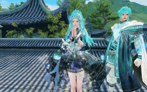双生华服，一秒变装！《天下》手游首套变身系时装携全新战兽带你穿越上古蛮荒！