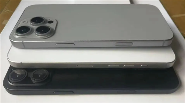 iPhone 16 Pro机模曝光:3款配色 侧面新增拍照按键