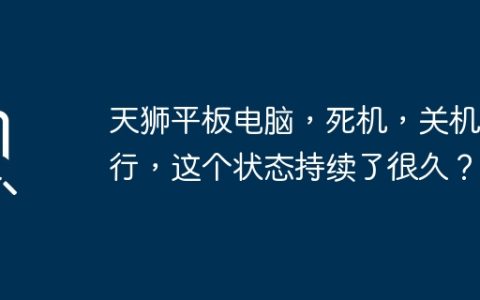 天狮平板电脑，死机，关机不行，这个状态持续了很久？