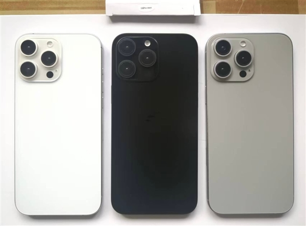 iphone 16 pro max机模首曝:新增纯黑色版本