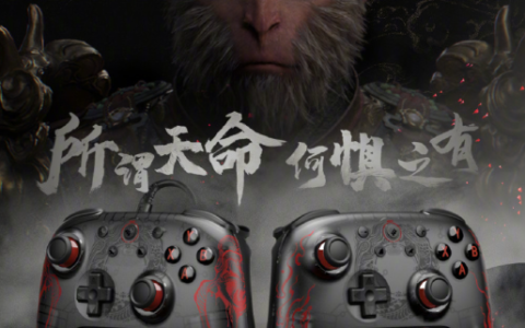八位堂vs八爪鱼！《黑神话：悟空》2款联名手柄开卷！