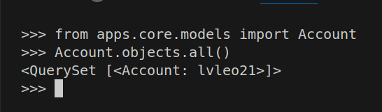 Django:如何使用 Shell?