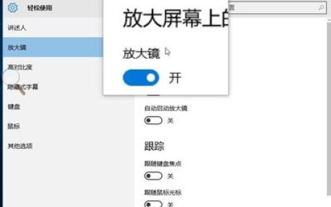 win10放大镜怎么用