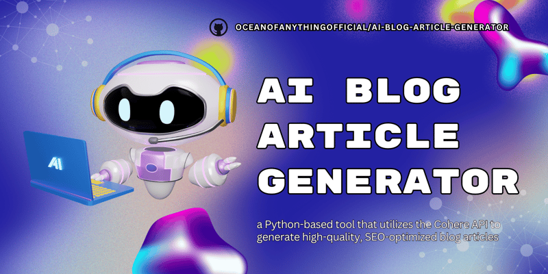 利用 AI 促进内容创作:引入 AI 博客文章生成器