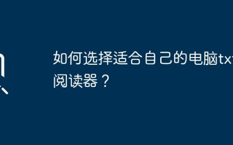 如何选择适合自己的电脑txt阅读器？