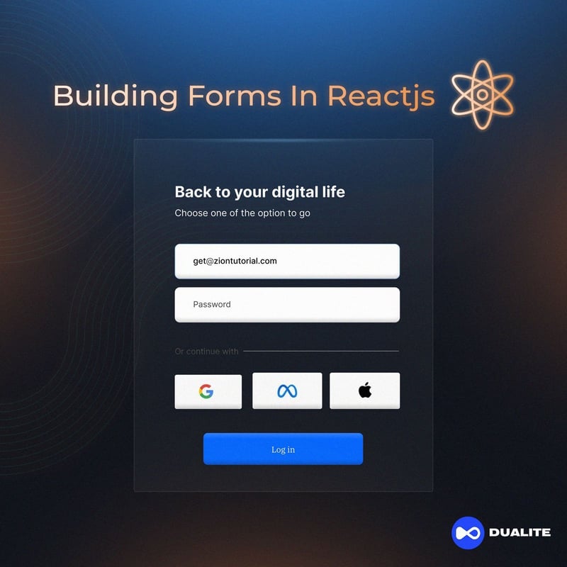 在 reactjs 中构建表单:初学者指南