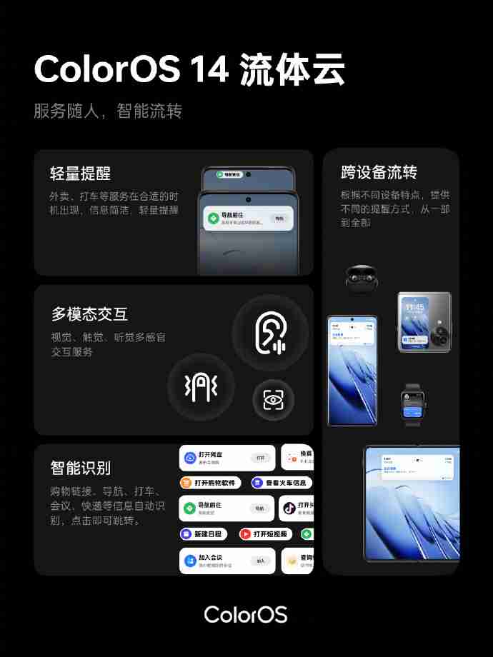 消息称OPPO ColorOS 15支持灵动岛、分离式控制中心等功能