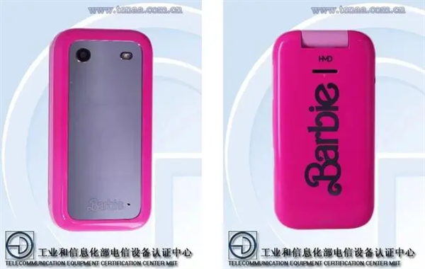 传承诺基亚经典、100%芭比风格!HMD Barbie翻盖机8月28日发布
