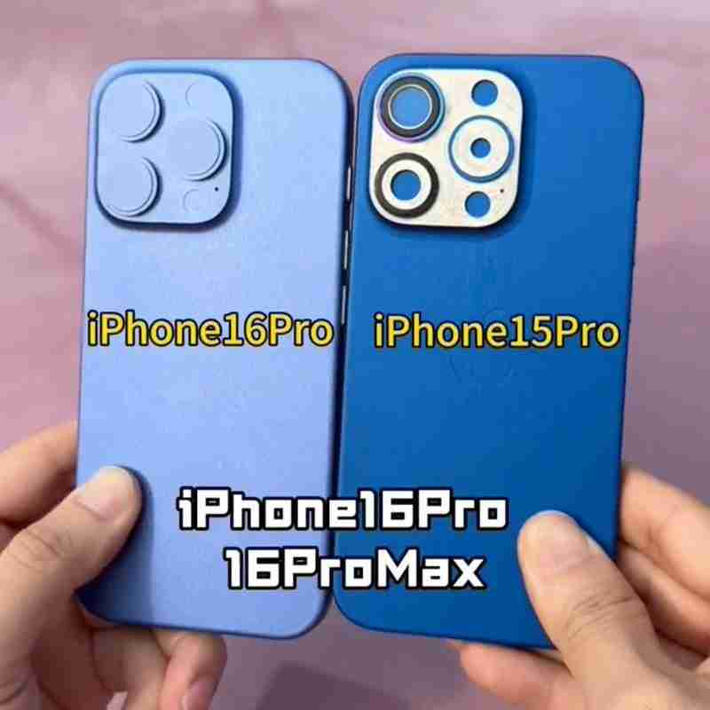 苹果iPhone 16系列模型机曝光:屏幕更大,新增拍照键