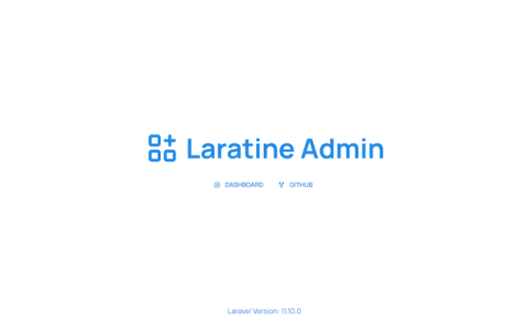 LaratineAdmin – 一个简单的 Laravel/InertaReact 仪表板