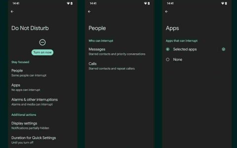 谷歌安卓15增强“勿扰”模式，定制选项更丰富
