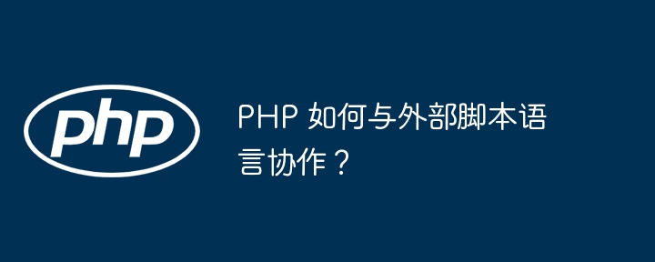 php 如何与外部脚本语言协作?