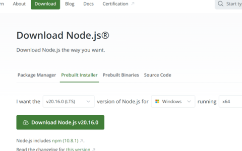 使用nodejs显示“hello world”的教程