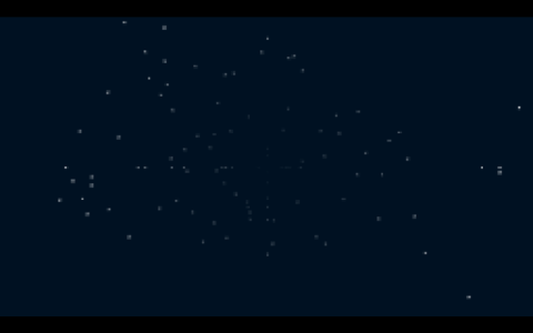 JavaScript 中的星空可视化