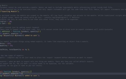 JavaScript 模块