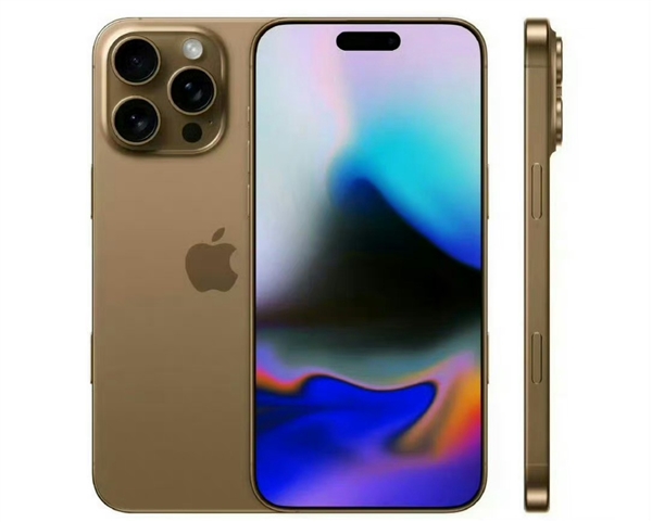 古铜色iphone 16 pro再曝光:今年最高辨识度的苹果手机
