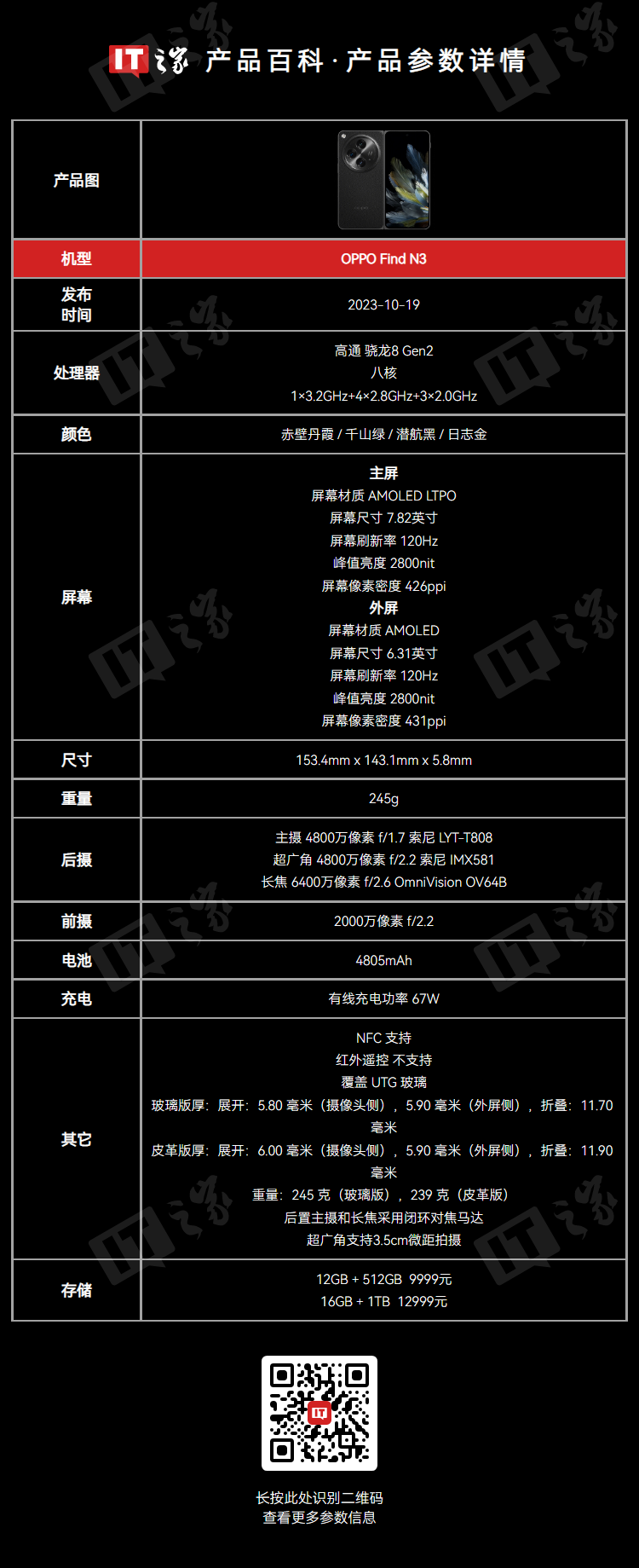 消息称某厂大屏双折机型明年 Q1 亮相：骁龙 8 Gen4 处理器，预计为 OPPO Find N5