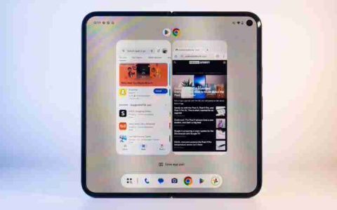 谷歌 Pixel 9 Pro Fold 折叠屏手机支持应用配对功能，分屏操作更便捷