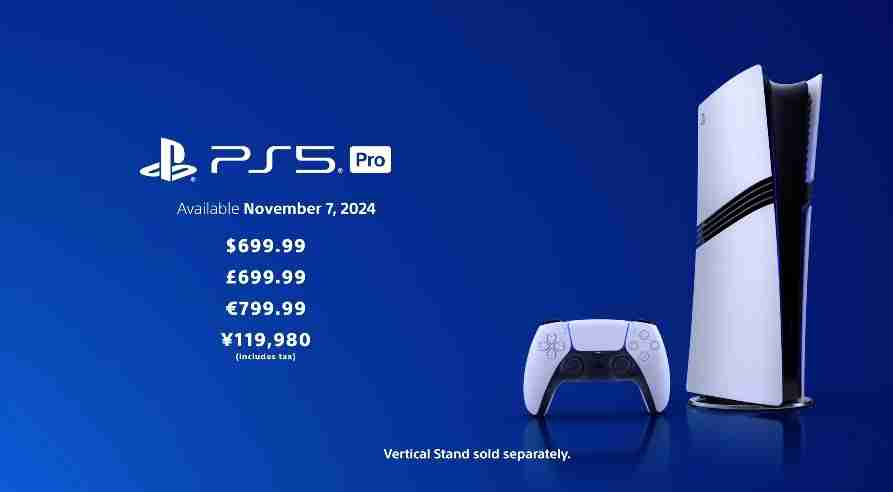 索尼 PS5 Pro 游戏机发布:700 美元