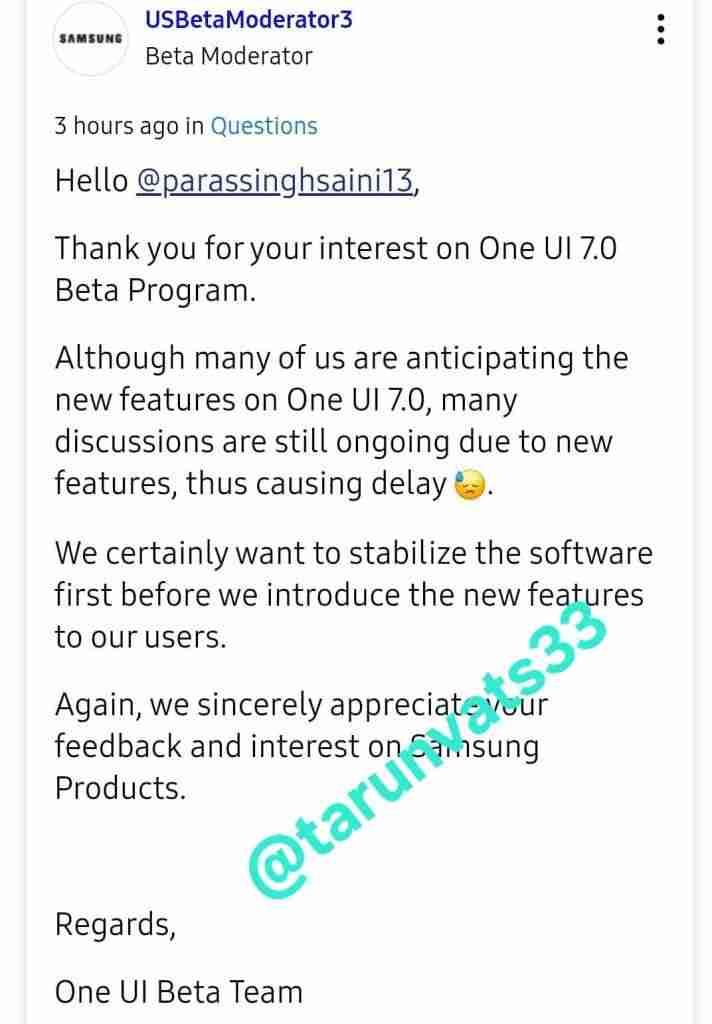 三星one ui 7.0被曝由卢泰文亲自监督,因力求完美而推迟启动beta测试