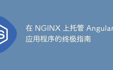 在 NGINX 上托管 Angular 应用程序的终极指南
