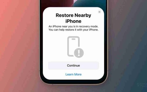 苹果iPhone 16/Pro系列被曝配RecoveryOS：遇故障后可借助另一台iPhone无线恢复