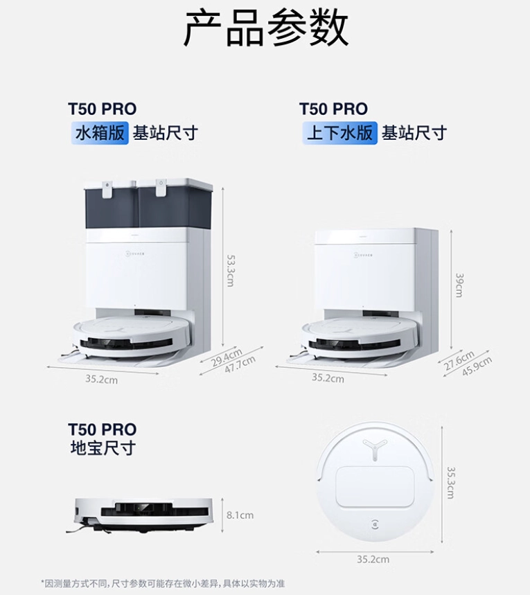 科沃斯地宝 T50 PRO:81mm 纤薄机身 + 边刷拖布双外扩,解决“进不去、够不着”清洁难题
