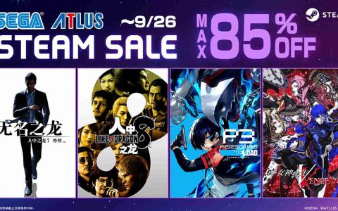 Steam“Publisher Sale”火热进行中！《如龙8》等加入促销