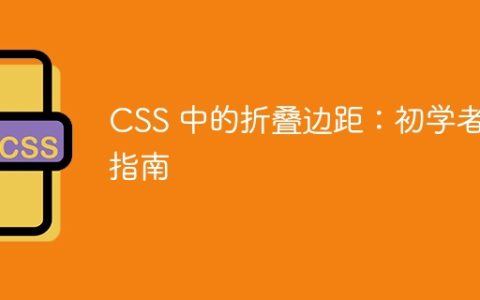 CSS 中的折叠边距：初学者指南