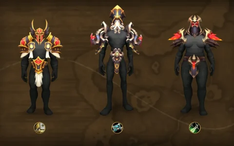魔兽世界[地心之战]预览：11月商栈全职业套装和武器