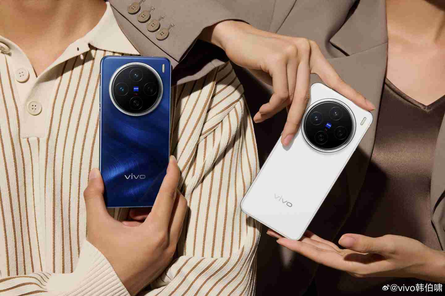 vivo 韩伯啸公布 X200 标准版手机正面照,全等深微四曲设计
