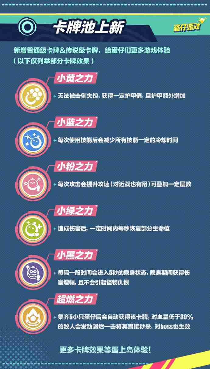《蛋仔派对》“特种蛋集合”玩法焕新,新职业技能、新卡牌……五大更新助你激爽战斗!
